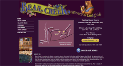 Desktop Screenshot of bearcreekwinery.com